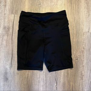Black Biker Shorts Size M